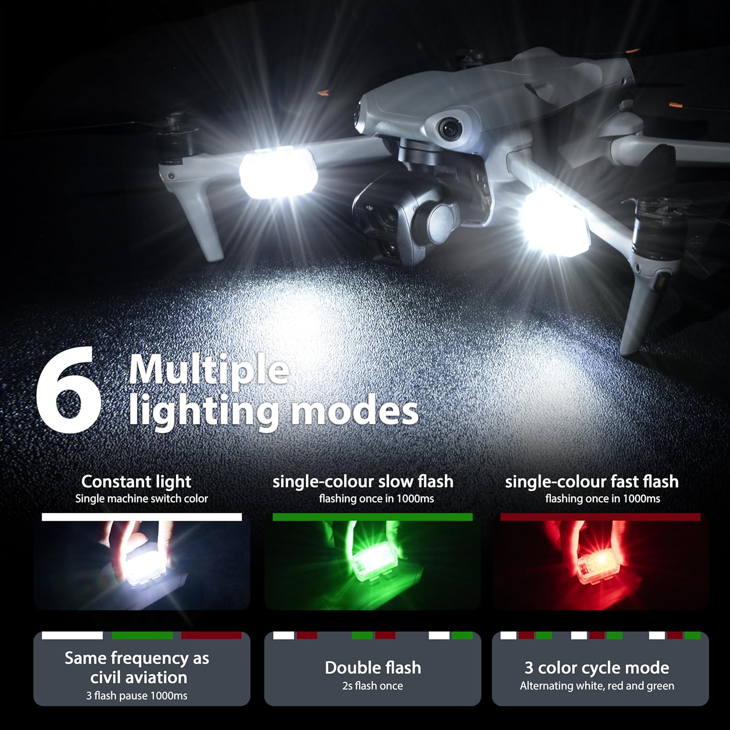 STARTRC Drone luz estroboscópi - Drone Landing Gear reseña y precio
