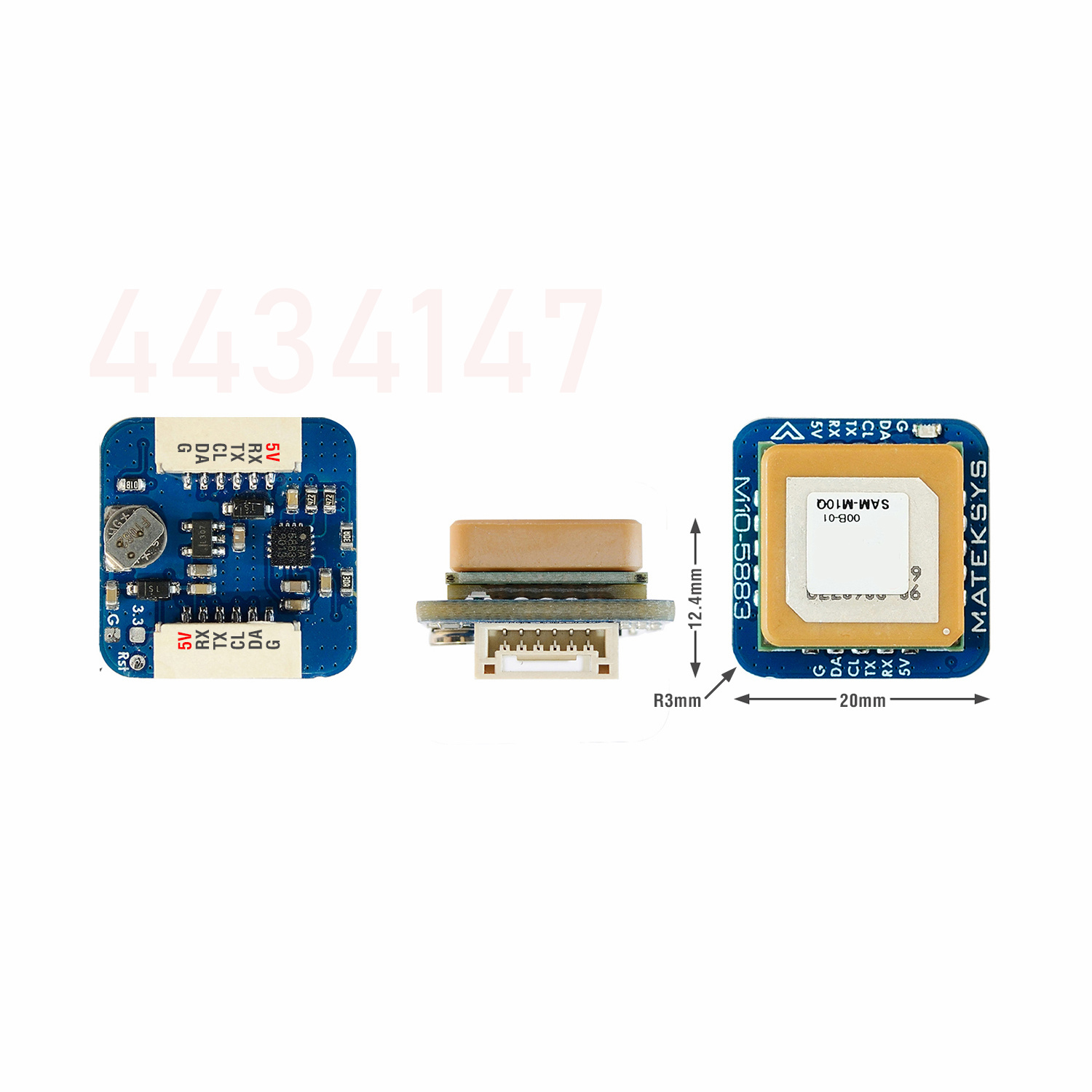 Matek Systems-GNSS M10Q-5883 M - Drone Compass reseña y precio