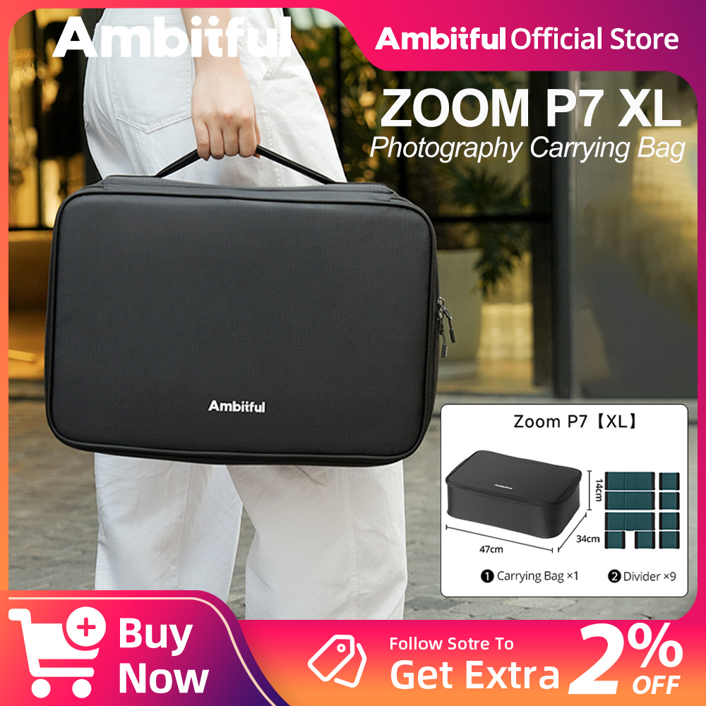Ambitful ZOOM P7II XL bolsa de - Drone Gimbal reseña y precio