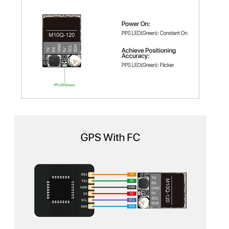 Módulo GPS M10Q, protocolo dua - Drone Compass reseña y precio