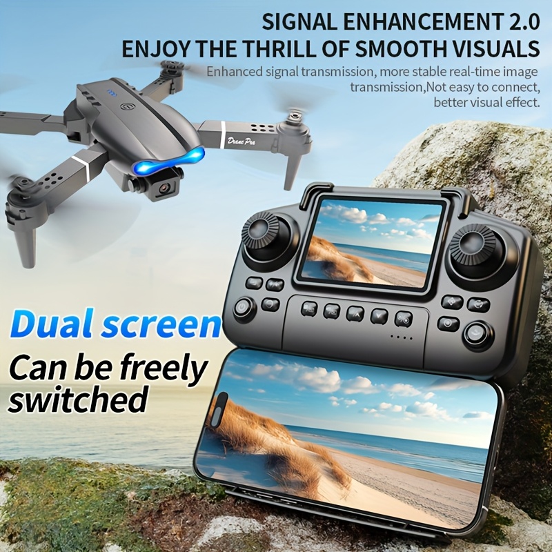 Dron plegable E99 PRO MAX con  - Drone Led Light reseña y precio
