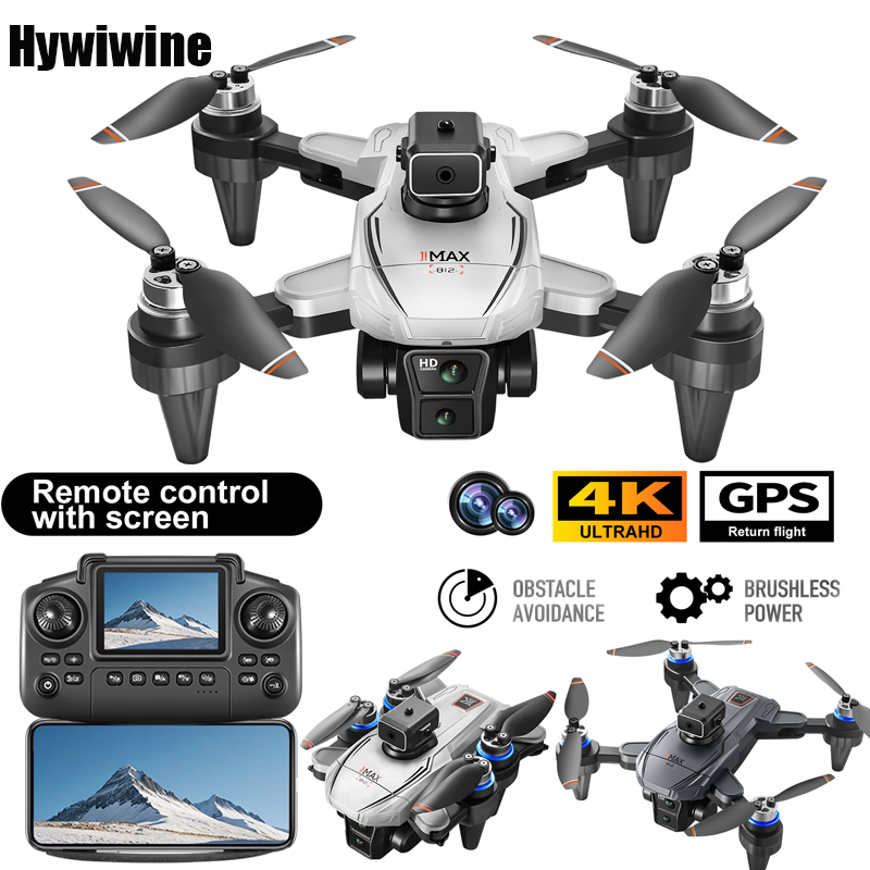 Dron GPS RC con pantalla 4K pr - Drone Gps Mount reseña y precio