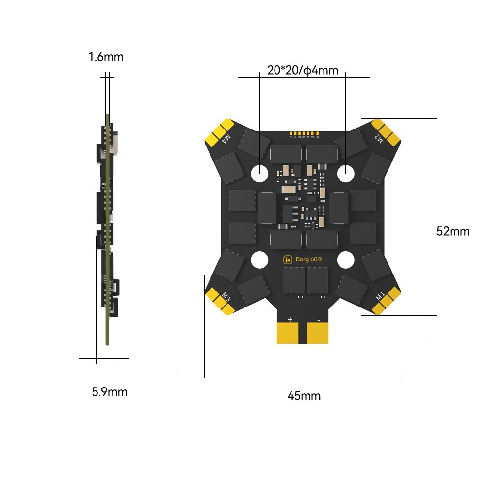Controlador de vuelo iFlight B - Drone Flight Controller reseña y precio